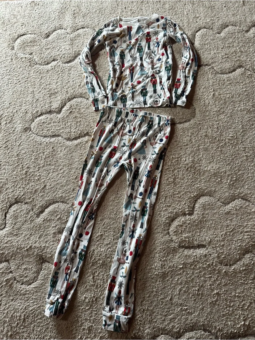 Kids' Nutcracker Print Pajamas